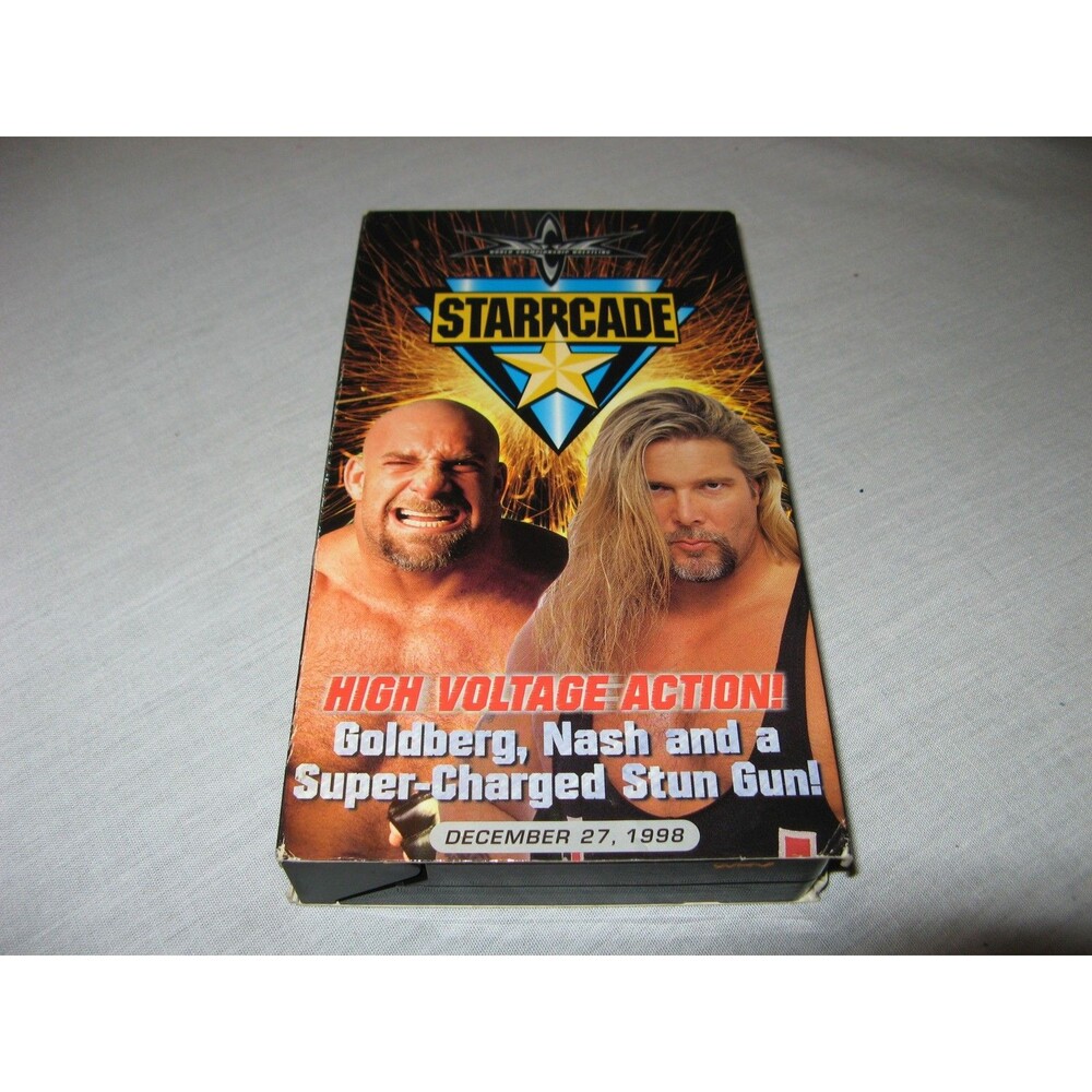 WCW Starrcade 1998 (VHS 1999) Wrestling Kevin Nash Goldberg Scott Hall Flair NWO